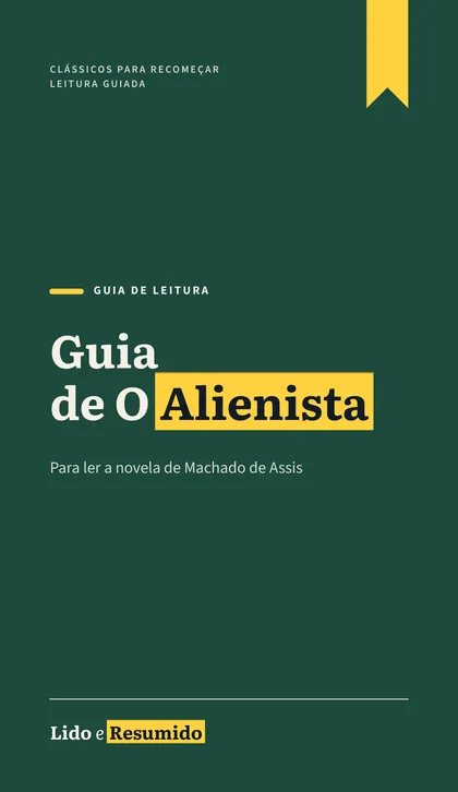 Capa do Guia de O Alienista